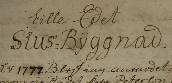 ...År 1777 Blef iag anmodet af CommercieRådetherr Peterson, att föllge honom till L. Edet han hade då i sellskap Rodmannen Lund ach notarien Kall. ty slusen skola Repareras. Rex Lilla Edet